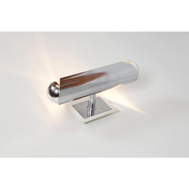 Chrome Wall Lamps in the style of Sciolari, 1980s, Set of 2 For Sale - Image 9 of 10