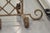 Metal Royal Lily Wrought Iron Grids, Set of 2 For Sale - Image 7 of 18