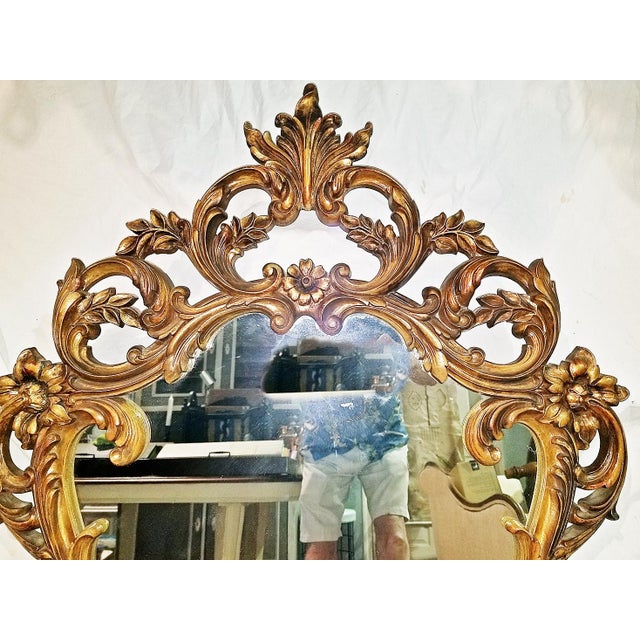 Midcentury Rococo Gilt Mirror by Syracuse Ornamental Chairish