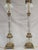 Mid 20th Century Vintage Crystal and Brass Column Table Lamps - Style of William Kessler Baccarat For Sale - Image 5 of 17