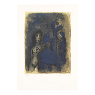Marc Chagall, Rahab and the Spies of Jericho, 1960, Lithograph For Sale