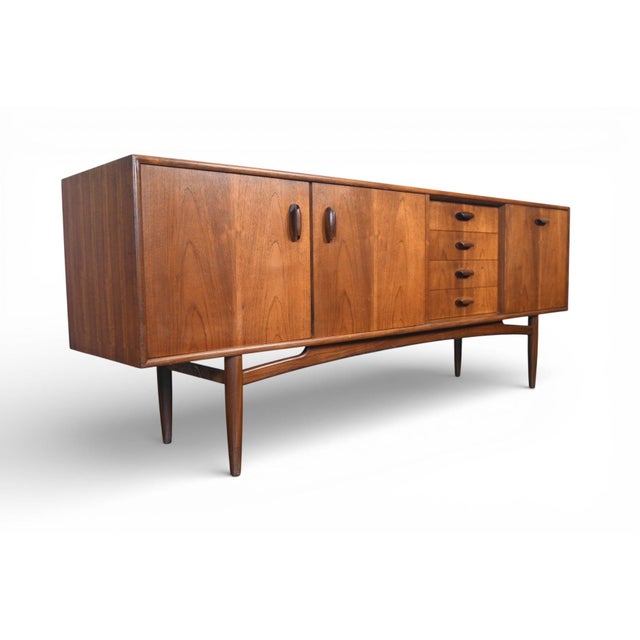 Mid 20th Century Large G Plan Scandanivian Range Teak Credenza For Sale - Image 10 of 11