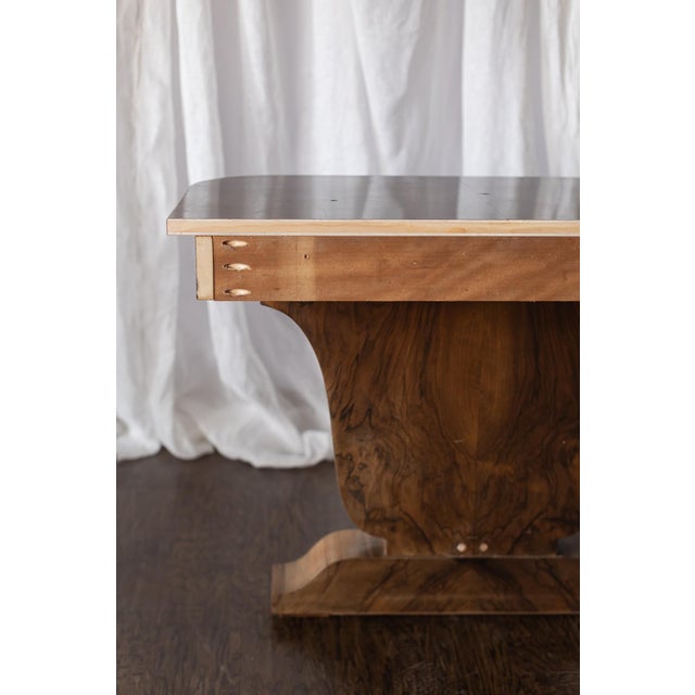 Pair of 1930s French Art Deco Demilune Tables For Sale - Image 10 of 18