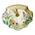 Vintage Mid-Century Modern Fitz & Floyd Majolica Easter Bunny Platter For Sale