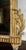 18th c. French Giltwood mirror with portrait of a lady 63" H 41"L