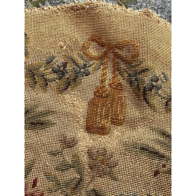 19th Century French Needlepoint Chair Cover Tapestry from Bobyrug, 1890s For Sale - Image 5 of 18