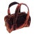 1980s Ruby Red Velvet Minimalist Mini Bag For Sale