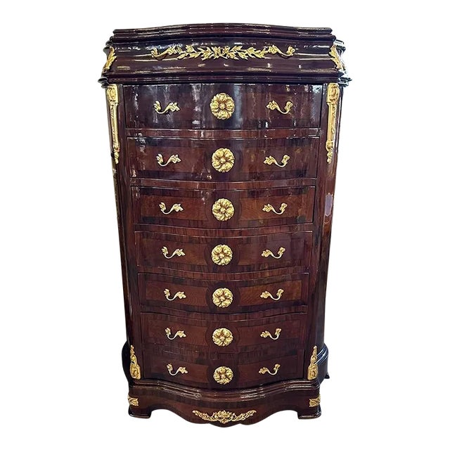 Napoleon III Style Commode With Gold Details Furniture For Sale