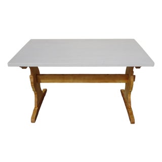 Pine Monastery Dining Table, 1980s For Sale