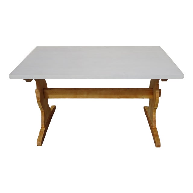Pine Monastery Dining Table, 1980s For Sale