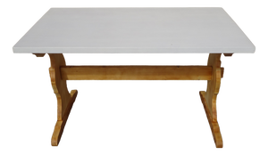 Pine Monastery Dining Table, 1980s