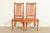 A gorgeous pair of Arts & Crafts or Mission style side chairs or dining chairs In the manner of Stickley USA, Circa...