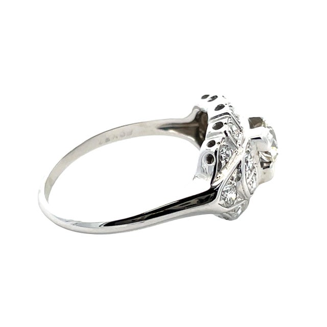 14k Gold 0.61 Carat Total Weight Diamond Ring, Size 8 For Sale In New York - Image 6 of 12