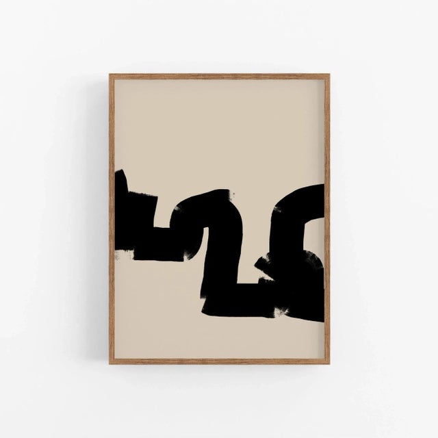 Contemporary Contemporary Minimalist Abstract Lines Giclee Print For Sale - Image 3 of 6