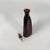 Italian Modern Red and Gray Murano Glass Bottles with Caps attributed to Venini, 1990s, Set of 2 For Sale - Image 3 of 17