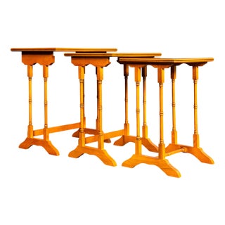 English Style Nesting Tables, Set of 3 For Sale