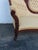 Brown Victorian Style Carved Solid Mahogany Sofa Couch 6360 For Sale - Image 8 of 15