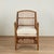French Art Deco Rattan Pair of Armchairs For Sale - Image 10 of 16