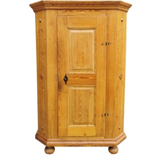 Antique Fir Wardrobe, 1700s For Sale
