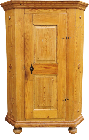 Antique Fir Wardrobe, 1700s