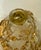 Gold Vintage French Style Ormolu Glass Perfume Bottle With Floral Filigree Stopper Hollywood Regency For Sale - Image 8 of 12