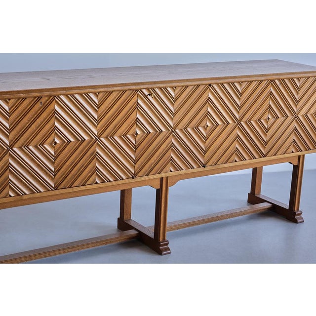 Oak Sideboard by Ludvig Sturm for Inrednings-Kompaniet Malmö, 1948 For Sale - Image 6 of 16