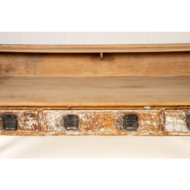 Large 19th Century French Pine Baker's Table For Sale - Image 10 of 14