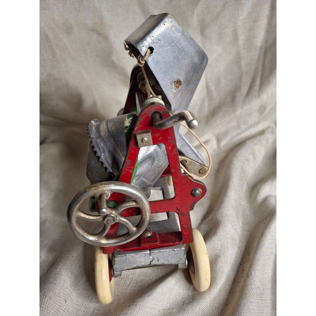 Antique Kenton Jaeger Cement Mixer XL Largest Series Cast Iron & Aluminum Toy For Sale In Boston - Image 6 of 14