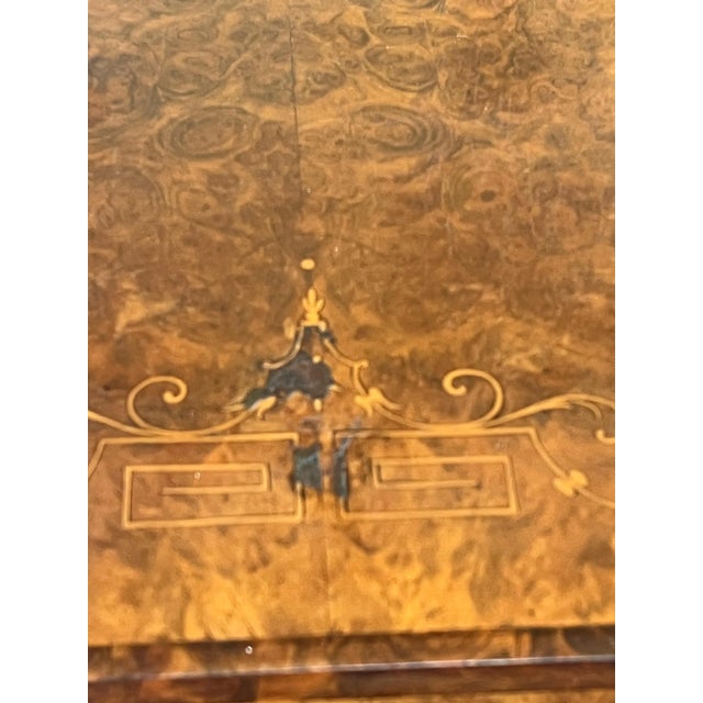 Late 19th Century Victorian Etagere Burl With Inlay For Sale - Image 9 of 9