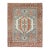 Zabihi Collection Square Antique Heriz Rug - 3'4" x 4'1" For Sale