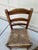 American Pair of 19th Century Antique American Ladder-Back Chairs With Rush Seats For Sale - Image 3 of 3
