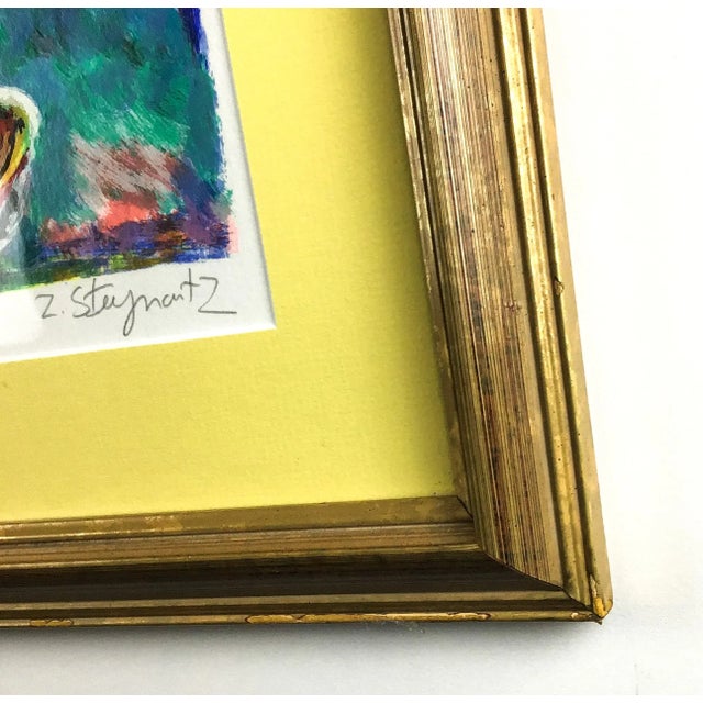 Numbered Colorful Lithography Print Signed For Sale In Portland, ME - Image 6 of 7