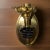 Bronze 1950's French Regency Gilt and Patinated Bronze Hand/ Fist Torch Sconce For Sale - Image 8 of 11