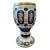 Mid-Century Hollywood Regency Royal Amethyst Goblet For Sale