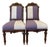 Antique Victorian Ladies' Parlor Chairs. Pair - 19th Century Carved Wood For Sale