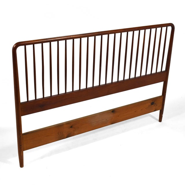 1900 - 1909 Early 20th Century Danish Teak Headboard For Sale - Image 5 of 9