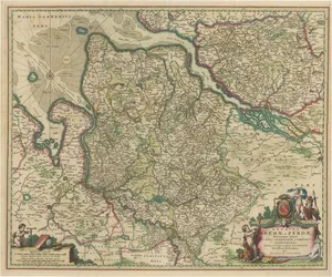 Antique Map of the Region of Bremen and Verden