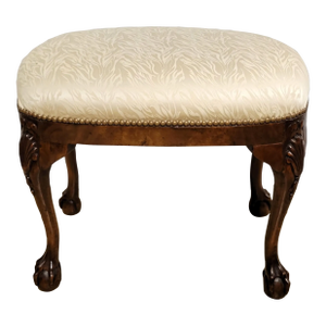 George II Style Mahogany Stool or Bench