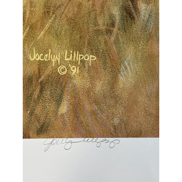 1990s Jocelyn Lillpop Russell Boundary Line Bison Buffalo Yellowstone National Park Signed Numbered American Print For Sale - Image 6 of 11