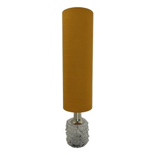 Vintage Bubble Glass and Chrome Lamp from Doria Leuchten, Germany, 1960s For Sale
