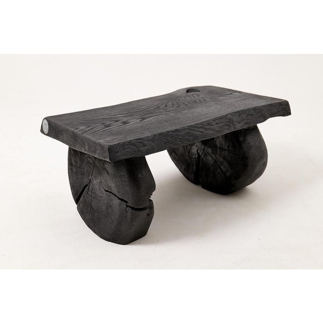 Sculptural Hardwood Stool by Logniture For Sale - Image 17 of 18