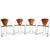 Interio Croma Steel Tube Chairs in Natural Leather, Set of 4 For Sale - Image 12 of 12