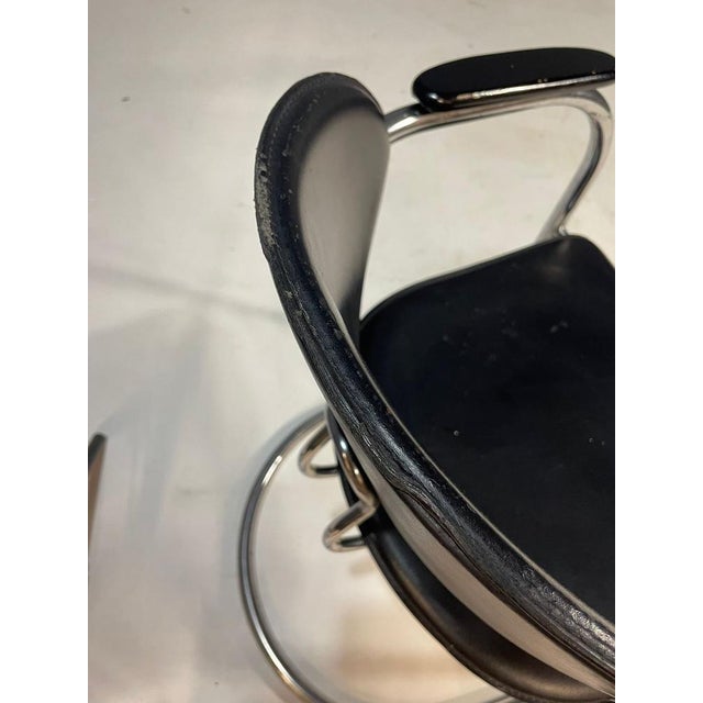 Bauhaus Style Chairs in Chrome by Effezeta, 1980s, Set of 2 For Sale - Image 4 of 10