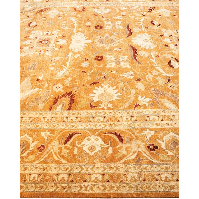 Solo Rugs Eclectic, One-of-a-Kind Hand-Knotted Area Rug - Brown, 9' 1" x 11' 7" For Sale - Image 4 of 8