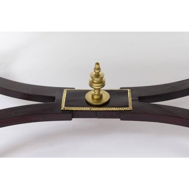 Wood 19th Century French Ormolu-Mounted Bureau Plat with Marquetry For Sale - Image 7 of 8