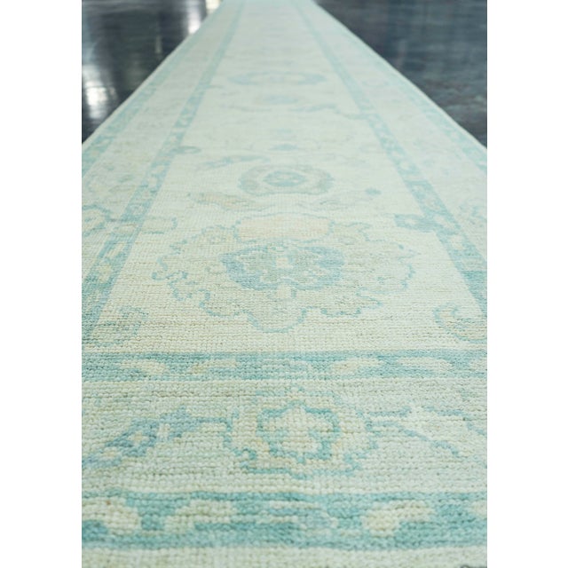 Textile Turkish Oushak Rug 2'10" x 27'2" #19406 For Sale - Image 7 of 8