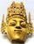 Articulated Balinese Hand-Carved Albesia-Wood Rama Deity Mask & Pierced Openwork Crown For Sale - Image 9 of 10