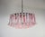 Large Murano Glass Chandelier with 101 Pink Lattimo Glass Petals, 1990s For Sale - Image 16 of 16