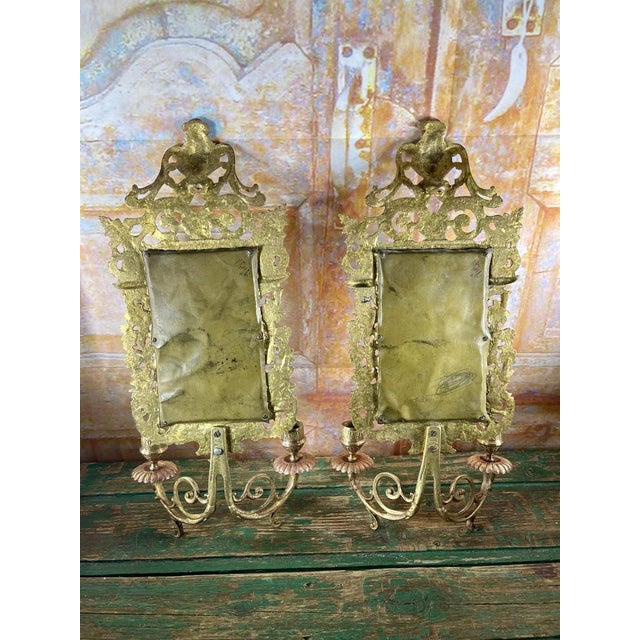 Napoleon III Wall Sconces in Gilt Bronze, Set of 2 For Sale - Image 14 of 16