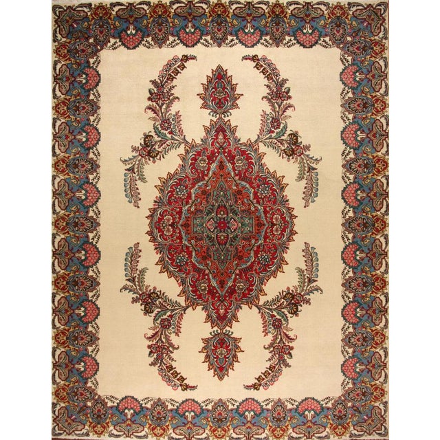 Large Middle Eastern Hand-Knotted Rug For Sale - Image 11 of 11